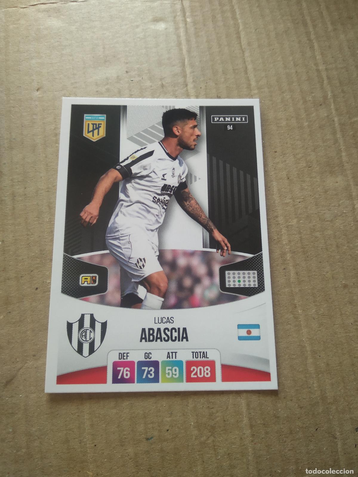Cromos de F&uacute;tbol: 94 LUCAS ABASCIA CENTRAL CORDOBA CROMO FUTBOL ARGENTINO PANINI LIGA ARGENTINA 2024 ADRENALYN