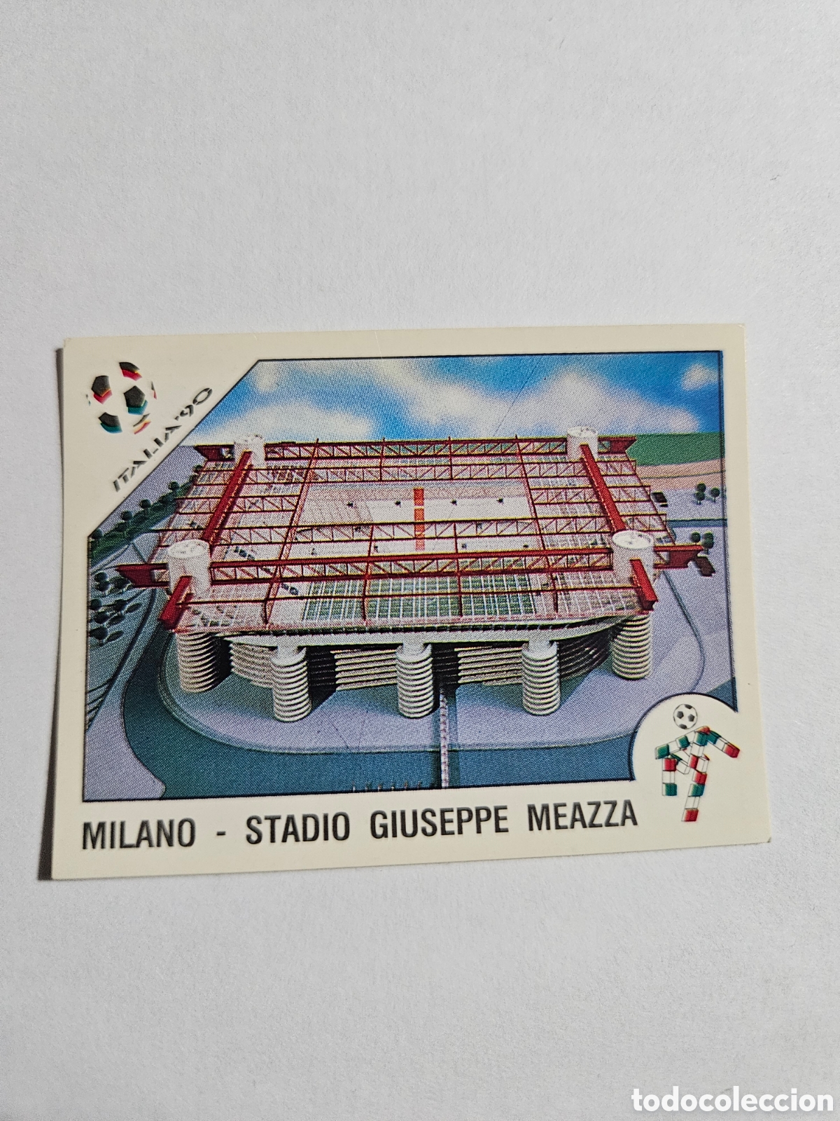 Cromos de F&uacute;tbol: ESTADIO GIUSEPPE MEAZZA 20 MUNDIAL ITALIA 1990 90 PANINI NUNCA PEGADO SIN PEGAR