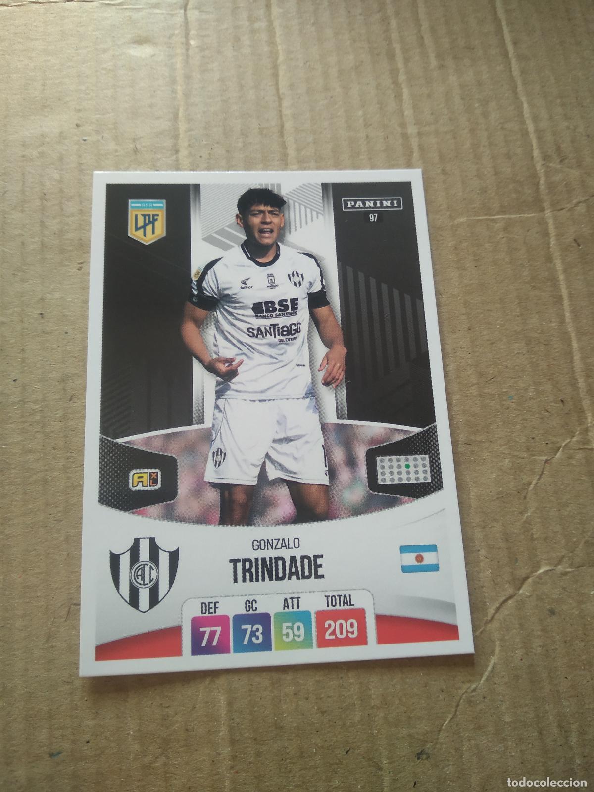 Cromos de F&uacute;tbol: 97 GONZALO TRINDADE CENTRAL CORDOBA CROMO FUTBOL ARGENTINO PANINI LIGA ARGENTINA 2024 ADRENALYN
