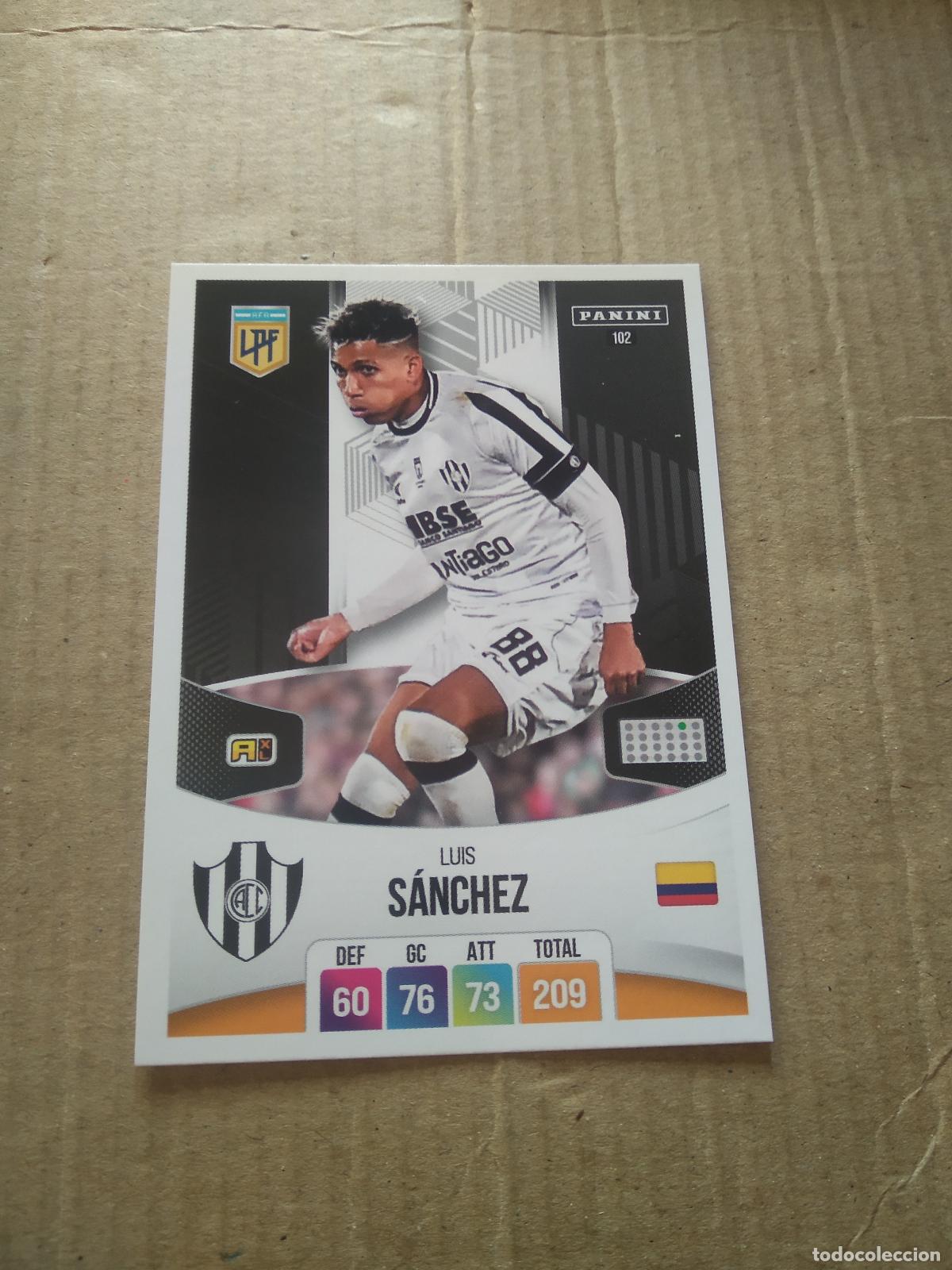 Cromos de F&uacute;tbol: 102 LUIS SANCHEZ CENTRAL CORDOBA CROMO FUTBOL ARGENTINO PANINI LIGA ARGENTINA 2024 ADRENALYN