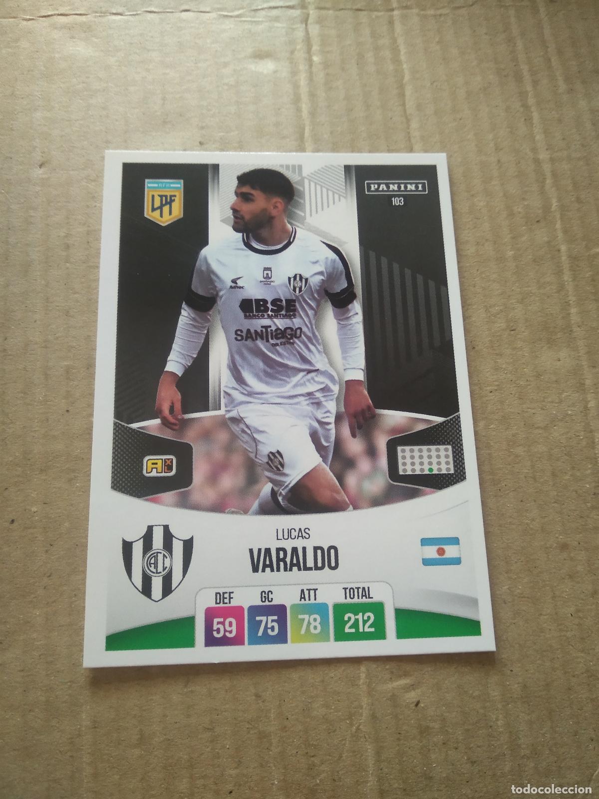 Cromos de F&uacute;tbol: 103 LUCAS VARALDO CENTRAL CORDOBA CROMO FUTBOL ARGENTINO PANINI LIGA ARGENTINA 2024 ADRENALYN