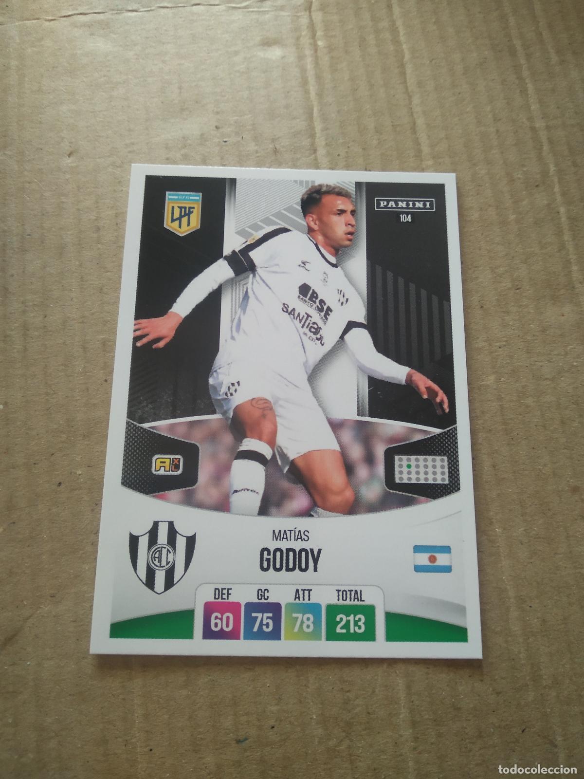 Cromos de F&uacute;tbol: 104 MATIAS GODOY CENTRAL CORDOBA CROMO FUTBOL ARGENTINO PANINI LIGA ARGENTINA 2024 ADRENALYN