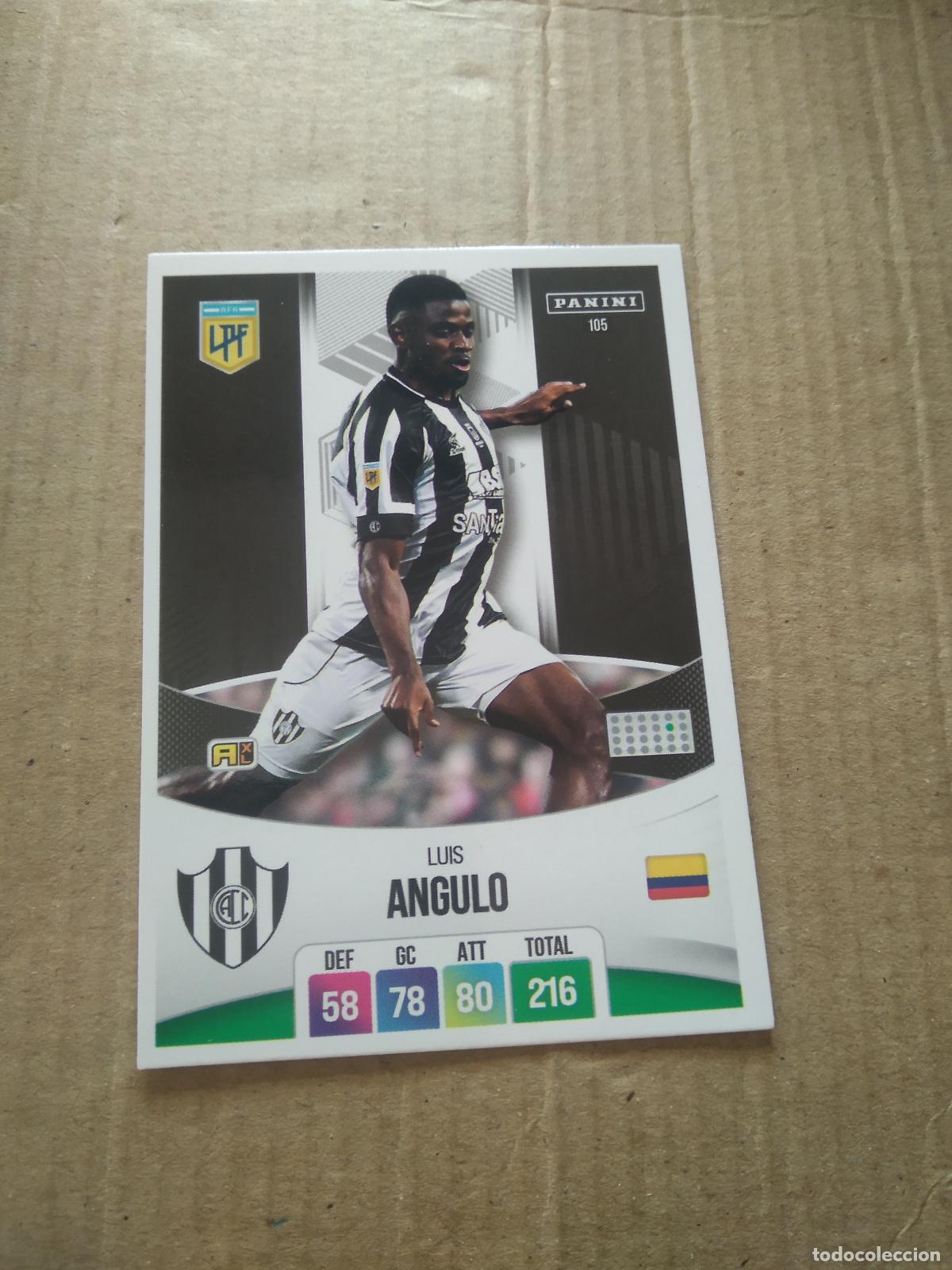 Cromos de F&uacute;tbol: 105 LUIS ANGULO CENTRAL CORDOBA CROMO FUTBOL ARGENTINO PANINI LIGA ARGENTINA 2024 ADRENALYN