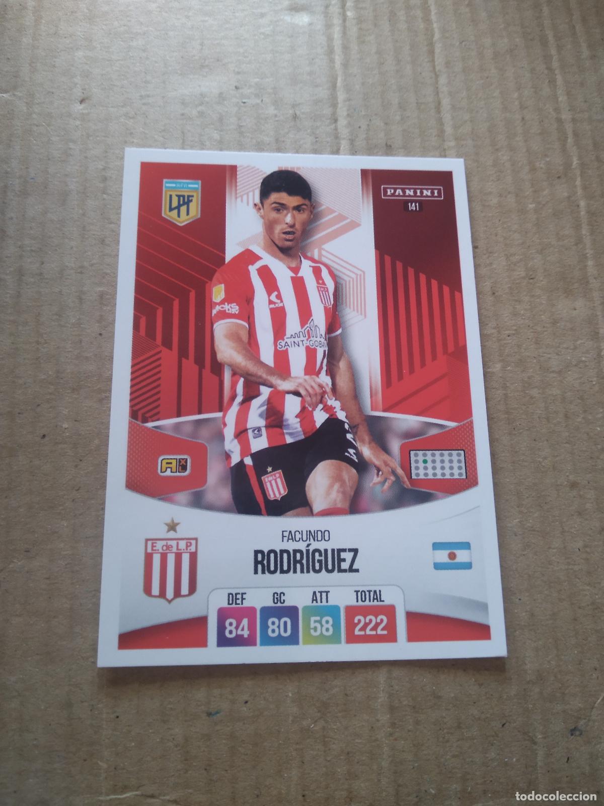 Cromos de F&uacute;tbol: 141 FACUNDO RODRIGUEZ ESTUDIANTES CROMO FUTBOL ARGENTINO PANINI LIGA ARGENTINA 2024 ADRENALYN