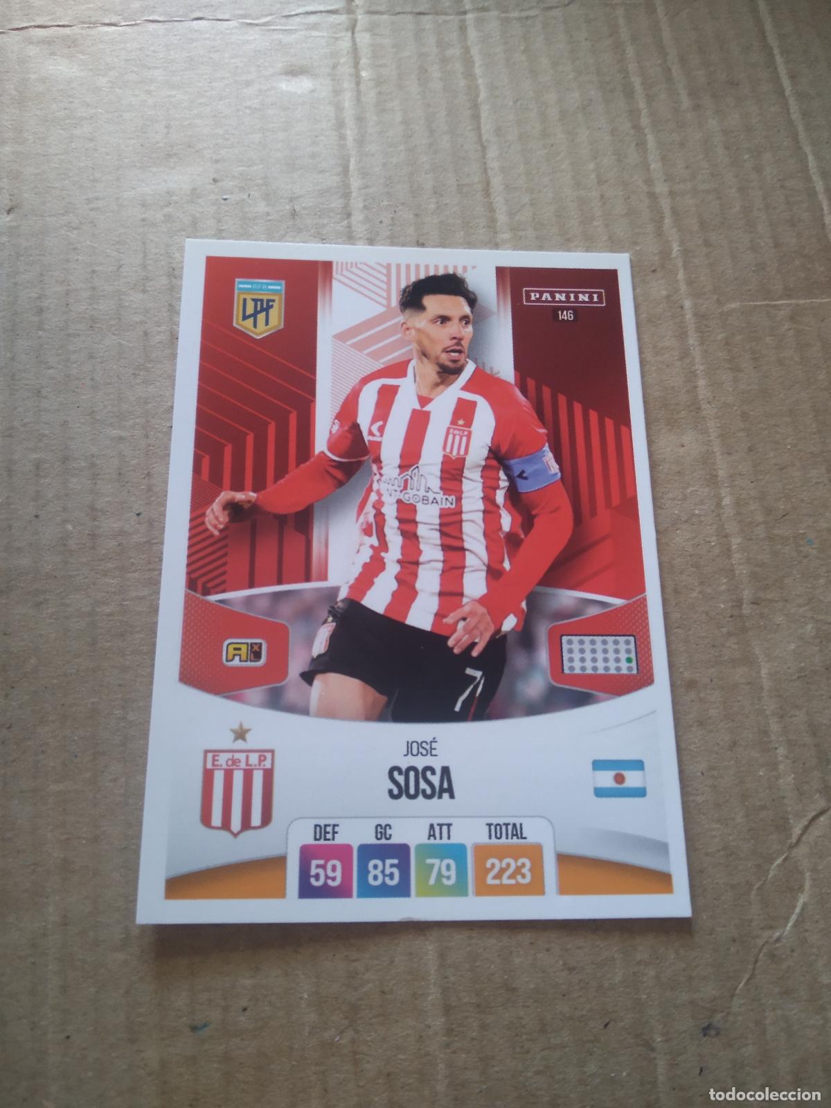 Cromos de F&uacute;tbol: 146 JOSE SOSA ESTUDIANTES CROMO FUTBOL ARGENTINO PANINI LIGA ARGENTINA 2024 ADRENALYN