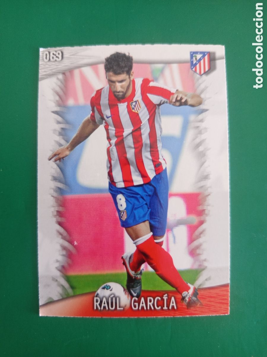 Figurine di Calcio: ❇️ CROMO ⚽ RA&Uacute;L GARC&Iacute;A ATL&Eacute;TICO DE MADRID 69 FICHAS LIGA QUIZ GAME 2014 13 14 2013 MUNDICROMO ❇️