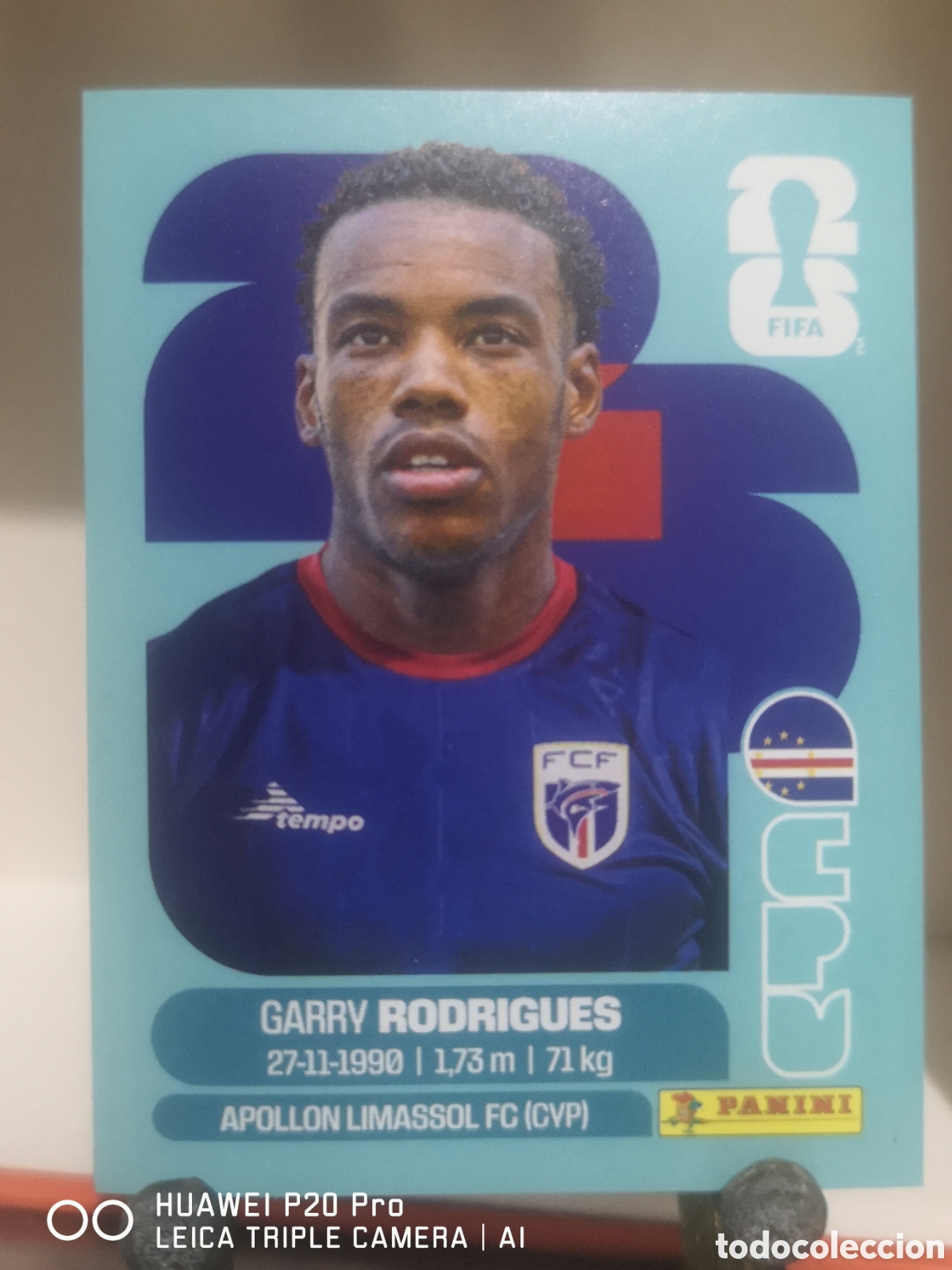 Cromos de F&uacute;tbol: FIFA WORLD CUP MUNDIAL 2026 GARRY RODRIGUES - CPV 15