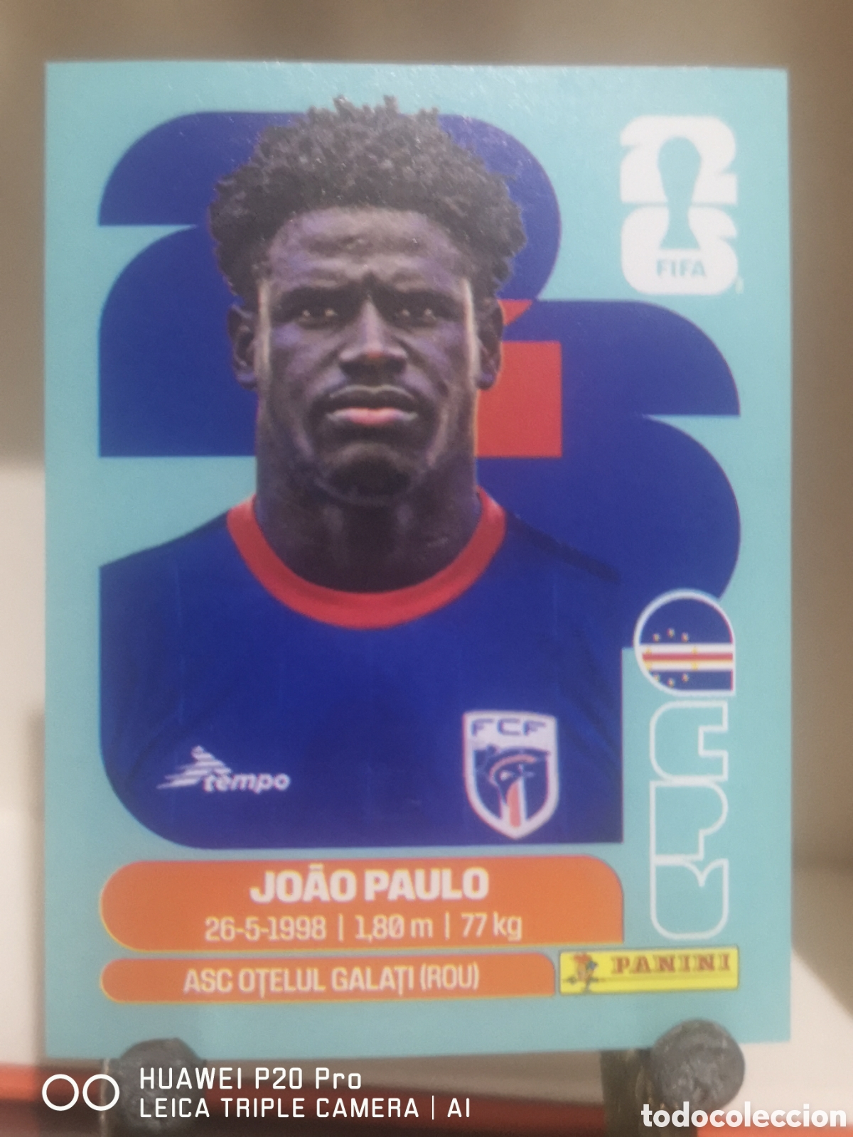 Cromos de F&uacute;tbol: FIFA WORLD CUP MUNDIAL 2026 JOAO PAULO - CPV 8