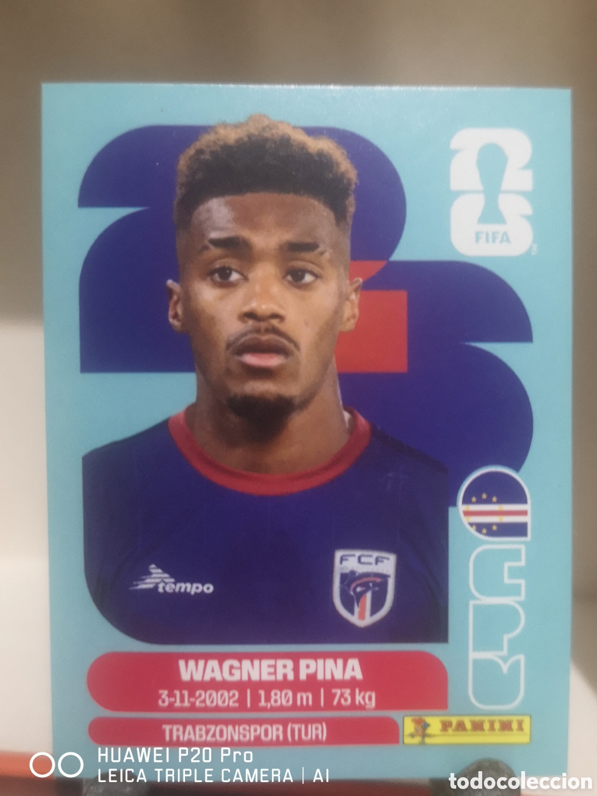 Cromos de F&uacute;tbol: FIFA WORLD CUP MUNDIAL 2026 WAGNER PINA - CPV 7