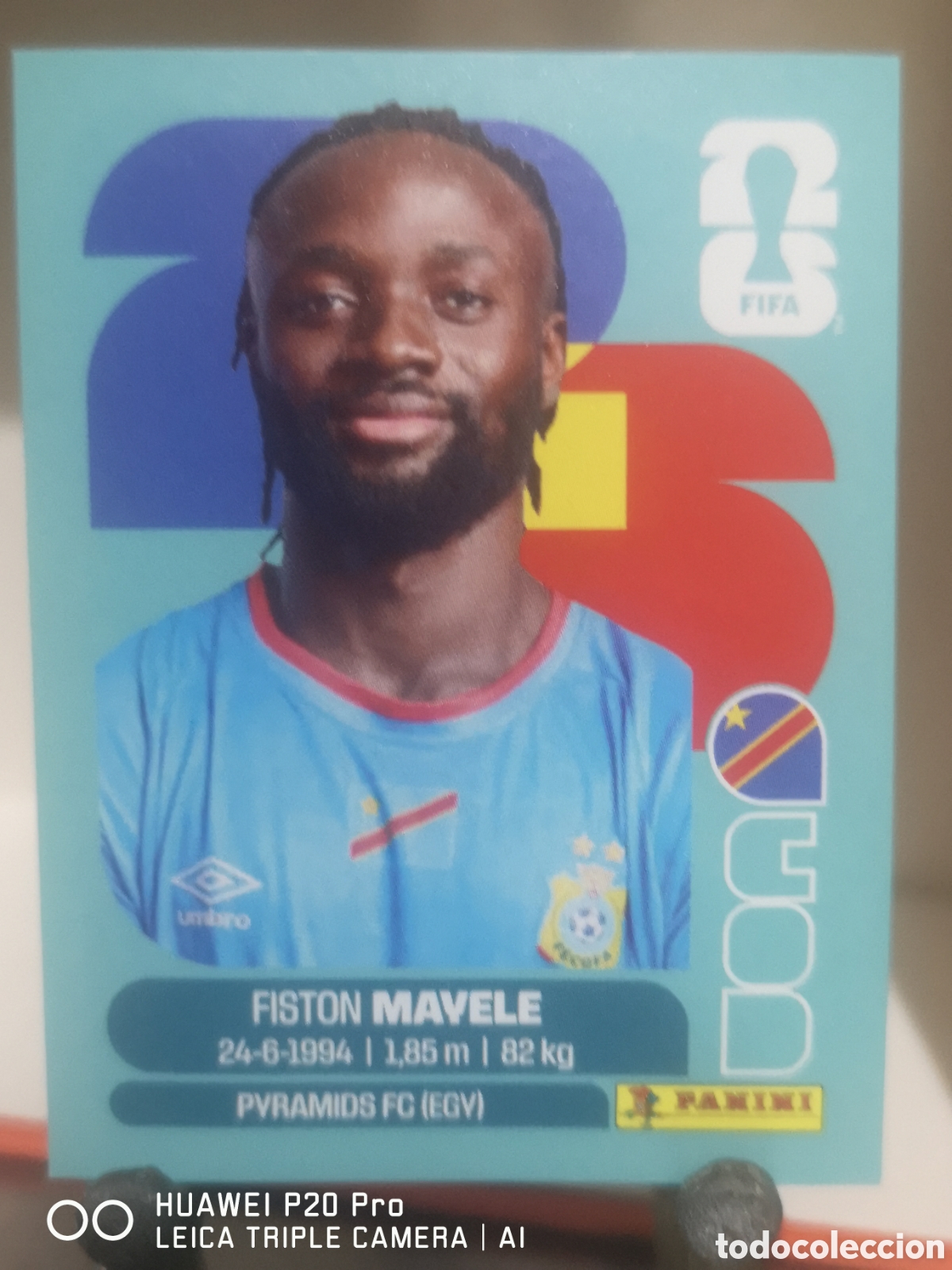 Cromos de F&uacute;tbol: FIFA WORLD CUP MUNDIAL 2026 FISTON MAYELE - COD 18