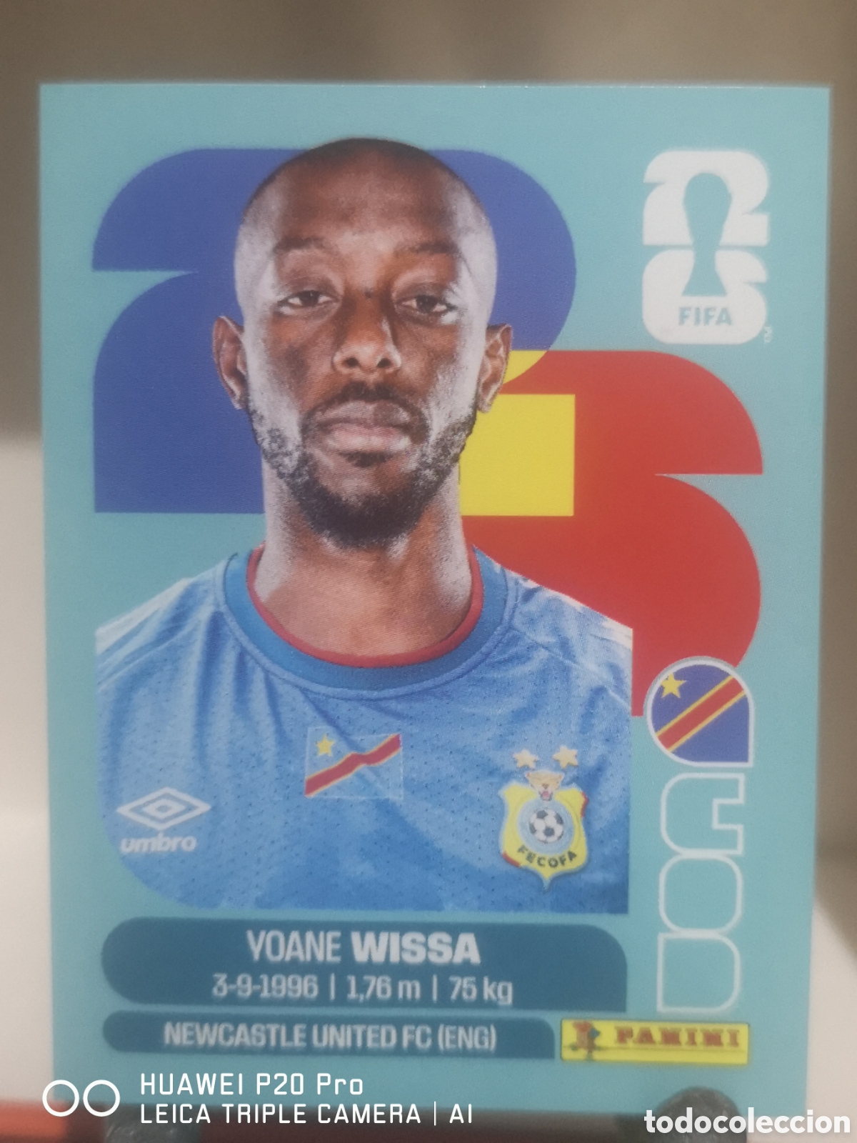 Cromos de F&uacute;tbol: FIFA WORLD CUP MUNDIAL 2026 YOANE WISSA - COD 16
