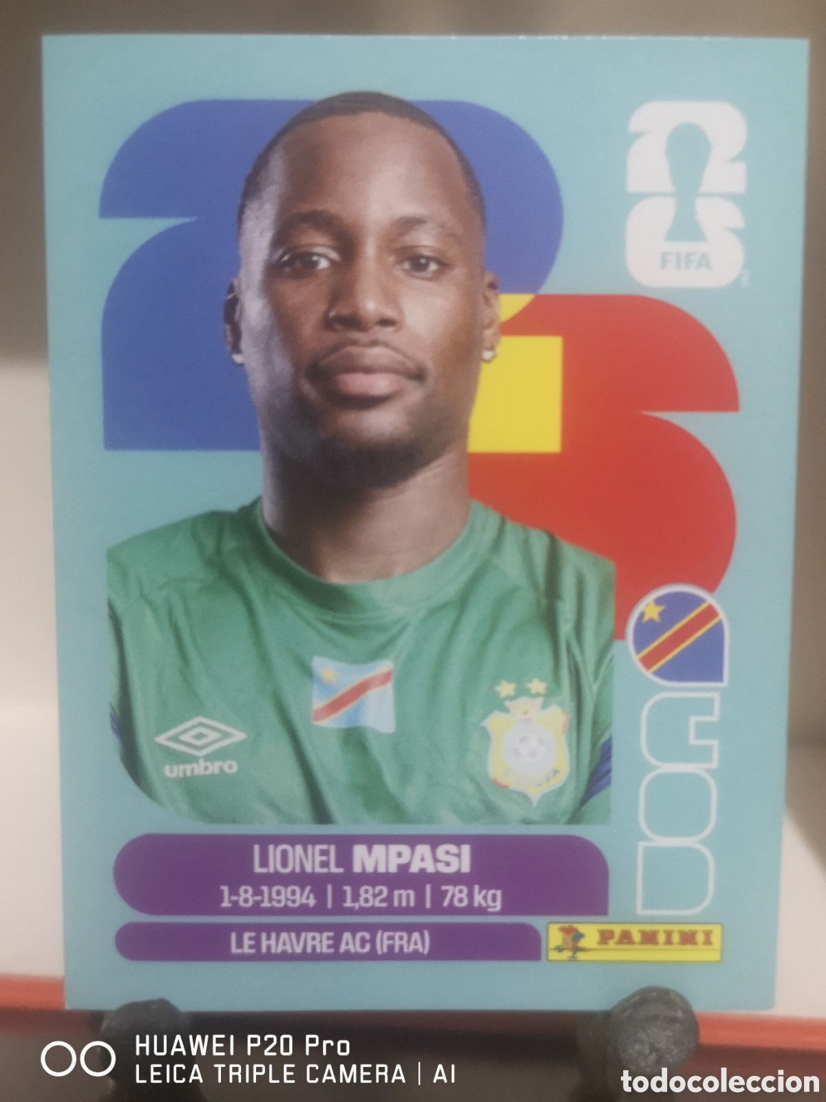 Cromos de F&uacute;tbol: FIFA WORLD CUP MUNDIAL 2026 LIONEL MPASI - COD 2