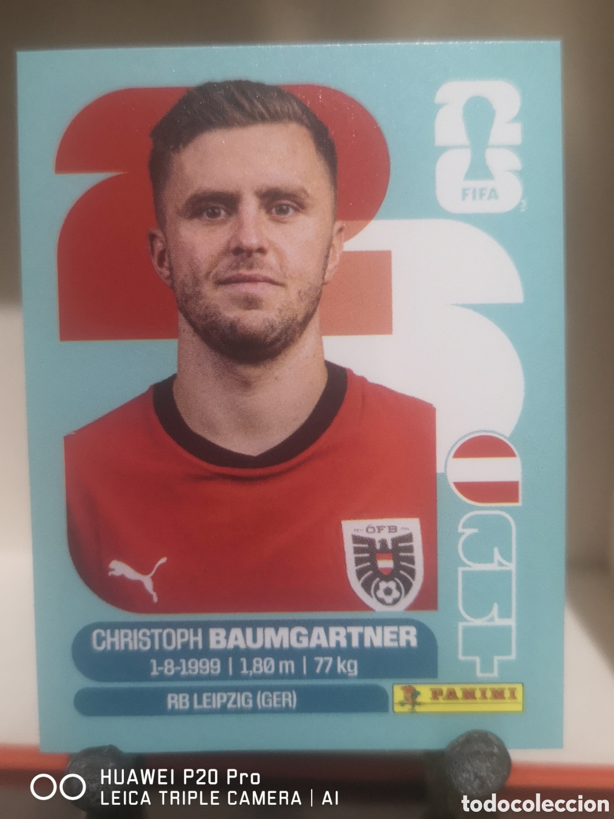 Cromos de F&uacute;tbol: FIFA WORLD CUP MUNDIAL 2026 BAUMGARTNER - AUT 18