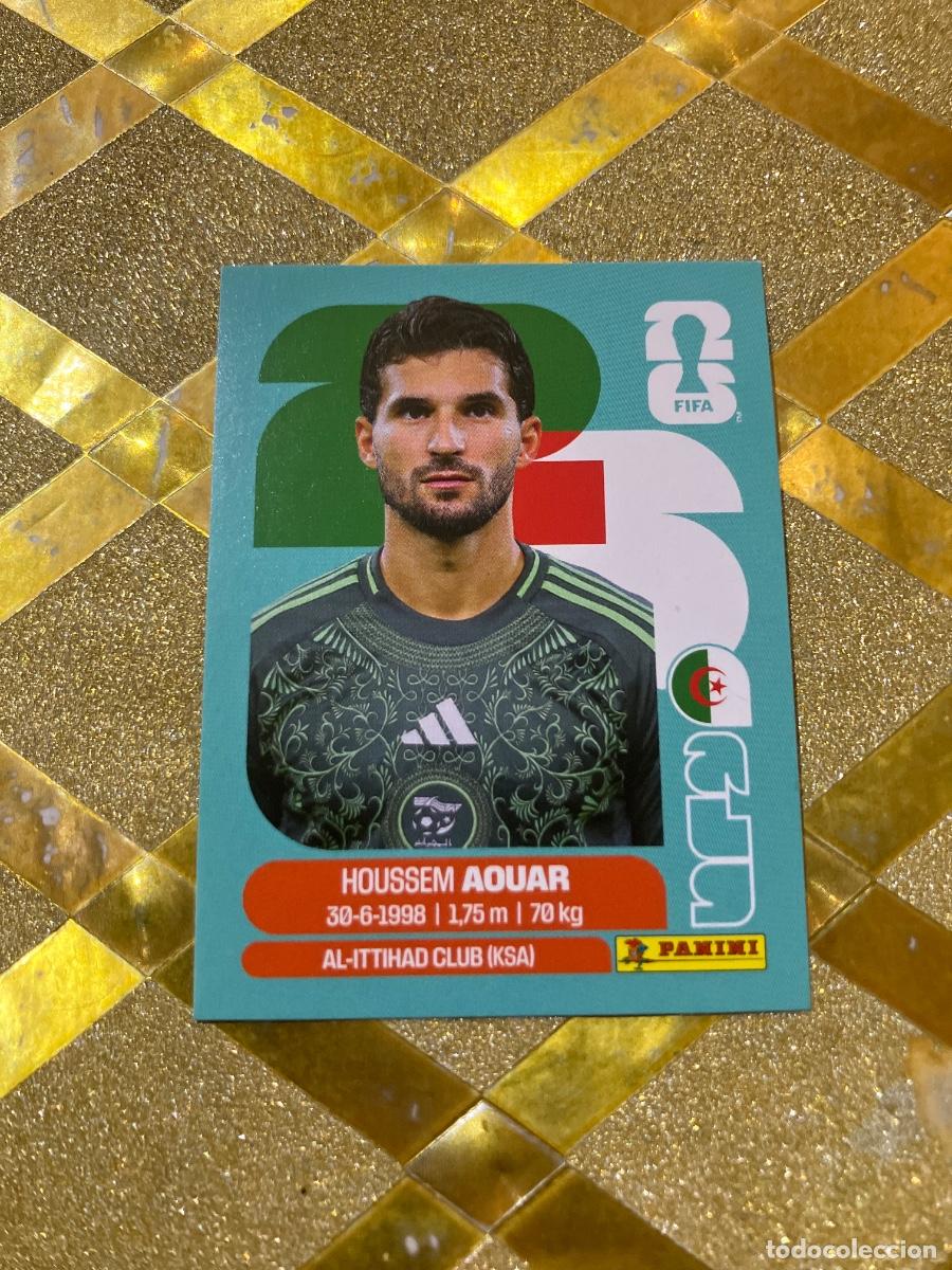 Cartes &agrave; collectionner de Football: CROMO DE F&Uacute;TBOL NUMERO ALG 9 HOUSSEM AOUAR ARGELIA MUNDIAL 2026 MEXICO-EEUU-CANADA PANINI !