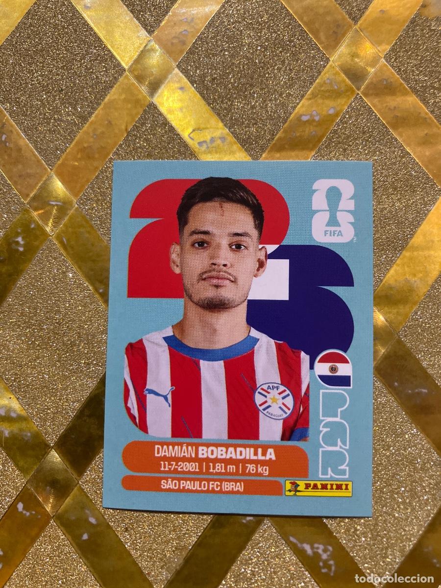 Cromos de F&uacute;tbol: CROMO DE F&Uacute;TBOL NUMERO PAR 11 DAMIAN BOBADILLA PARAGUAY MUNDIAL 2026 MEXICO-EEUU-CANADA PANINI !