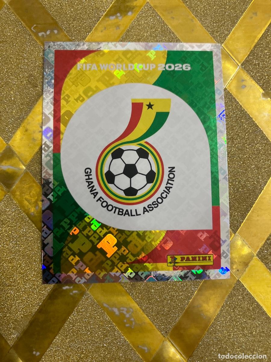 Cartes &agrave; collectionner de Football: CROMO DE F&Uacute;TBOL NUMERO GHA 1 ESCUDO DE GHANA MUNDIAL 2026 MEXICO-EEUU-CANADA PANINI !