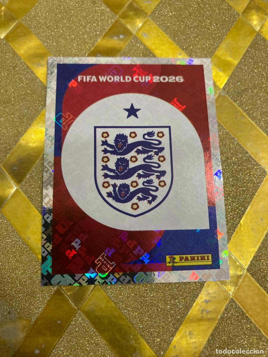 Cromos de F&uacute;tbol: CROMO DE F&Uacute;TBOL NUMERO ENG 1 ESCUDO DE INGLATERRA MUNDIAL 2026 MEXICO-EEUU-CANADA PANINI !