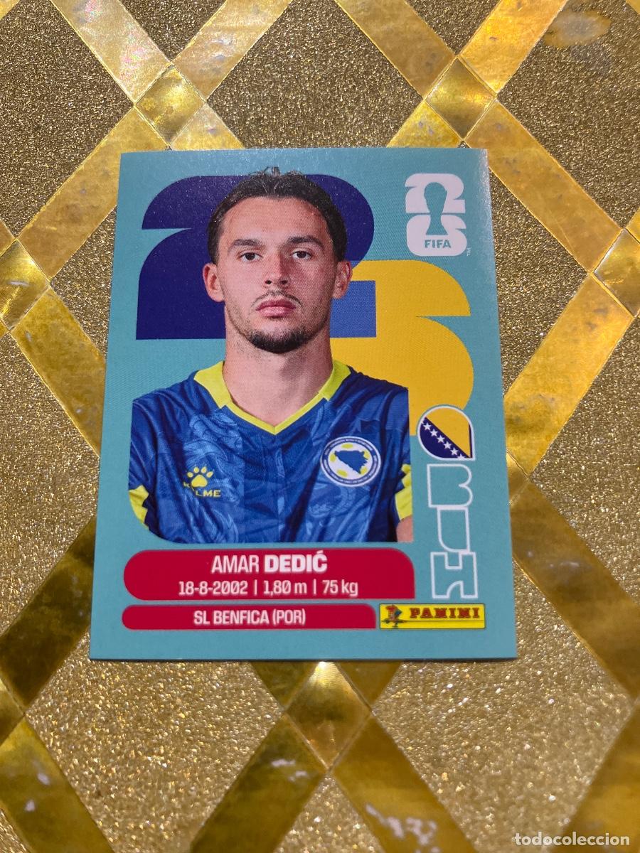 Cromos de F&uacute;tbol: CROMO DE F&Uacute;TBOL NUMERO BIH 3 AMAR DEDIC BOSNIA MUNDIAL 2026 MEXICO-EEUU-CANADA PANINI !