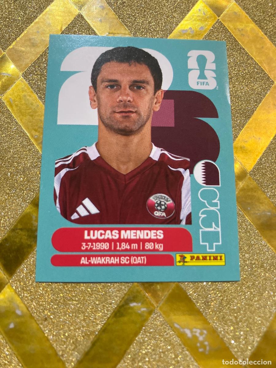 Cromos de F&uacute;tbol: CROMO DE F&Uacute;TBOL QAT 4 LUCAS MENDES CATAR MUNDIAL 2026 MEXICO-EEUU-CANADA PANINI !