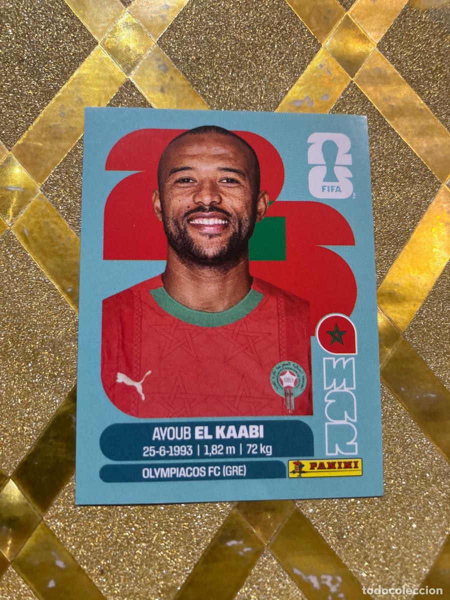 Cromos de F&uacute;tbol: CROMO DE F&Uacute;TBOL NUMERO MAR 20 EL KAABI MARRUECOS MUNDIAL 2026 MEXICO-EEUU-CANADA PANINI !