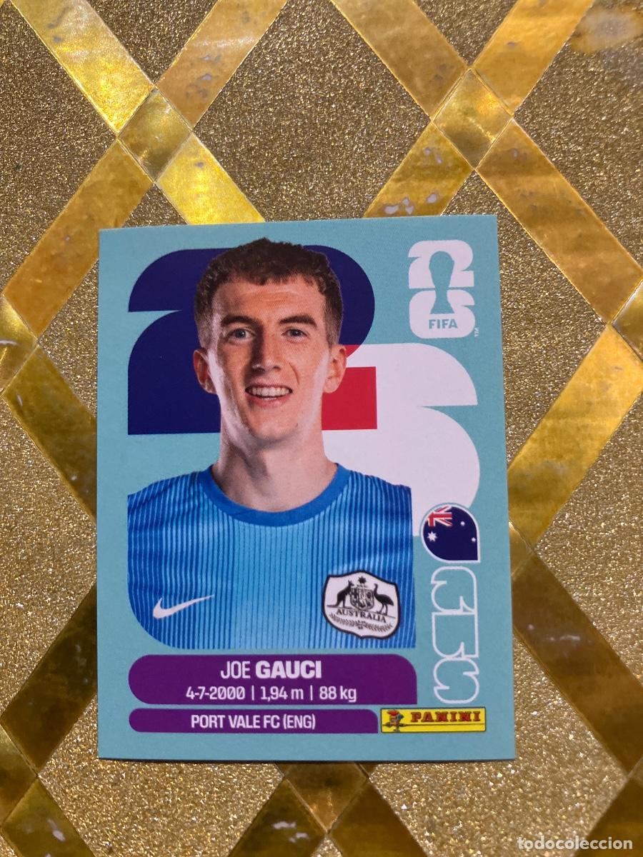 Cromos de F&uacute;tbol: CROMO DE F&Uacute;TBOL NUMERO AUS 3 JOE GAUCI AUSTRALIA MUNDIAL 2026 MEXICO-EEUU-CANADA PANINI !