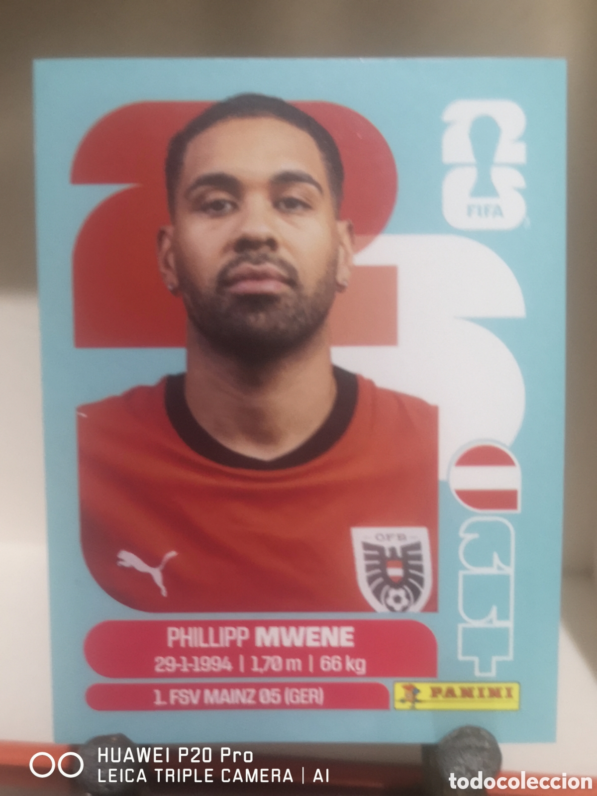 Cromos de F&uacute;tbol: FIFA WORLD CUP MUNDIAL 2026 MWENE - AUT 8