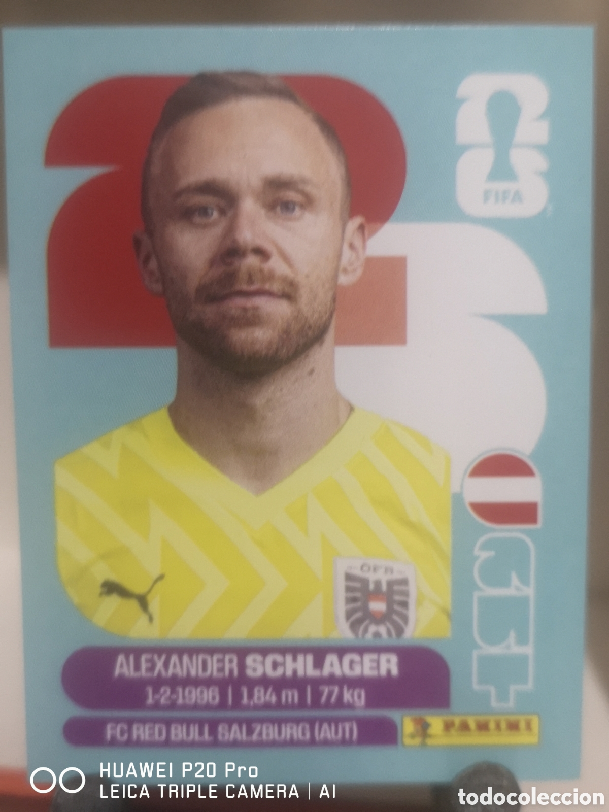 Cromos de F&uacute;tbol: FIFA WORLD CUP MUNDIAL 2026 ALEXANDER SCHLAGER - AUT 2