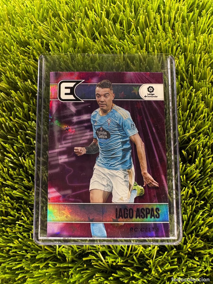 Cromos de F&uacute;tbol: N&ordm; 164 Iago Aspas Essentials Purple Astro RC Celta Panini Chronicles La Liga 22 23