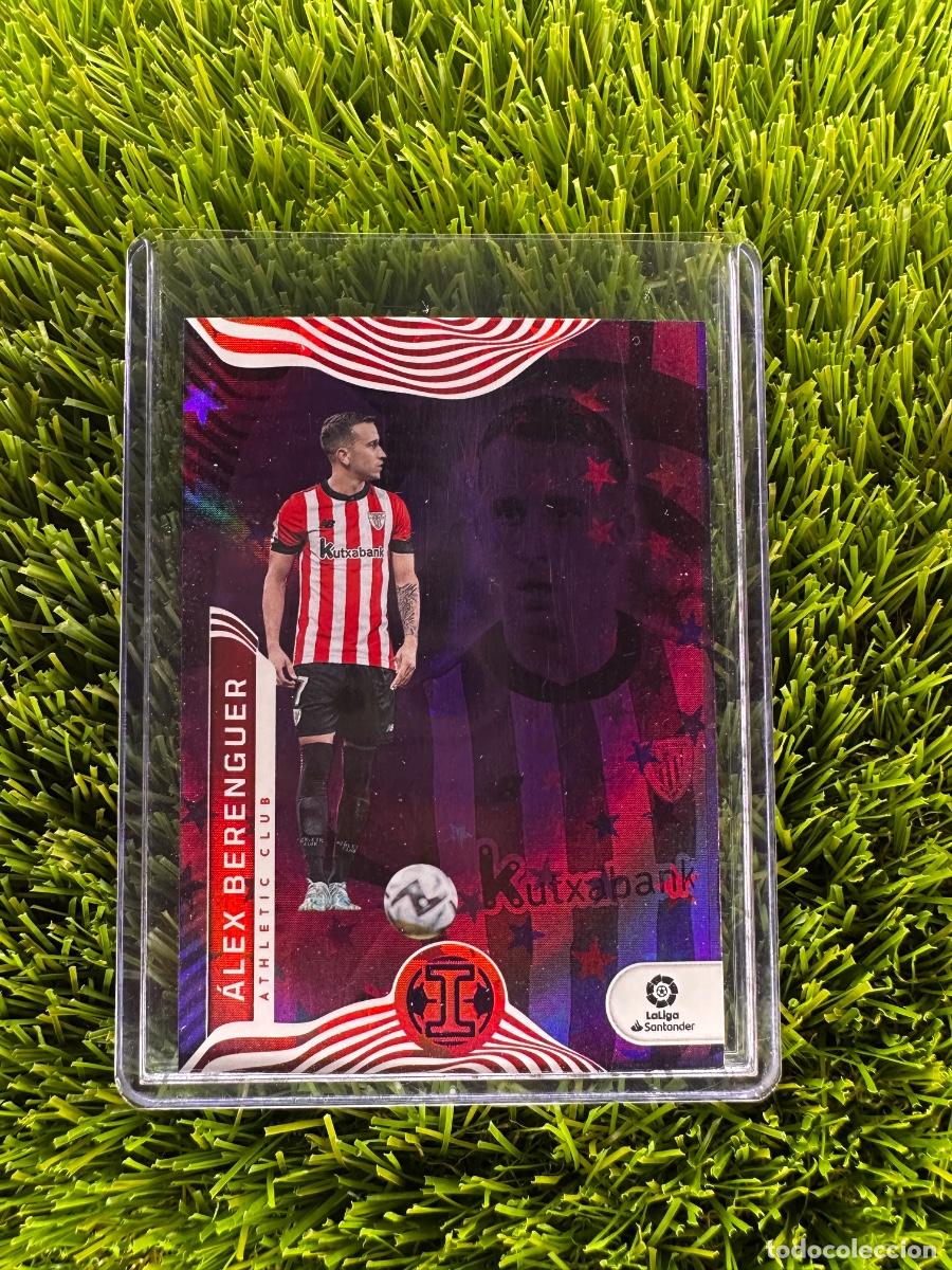 Cromos de F&uacute;tbol: N&ordm; 176 &Aacute;lex Berenguer Illusions Purple Astro Athletic Club Panini Chronicles La Liga 22 23