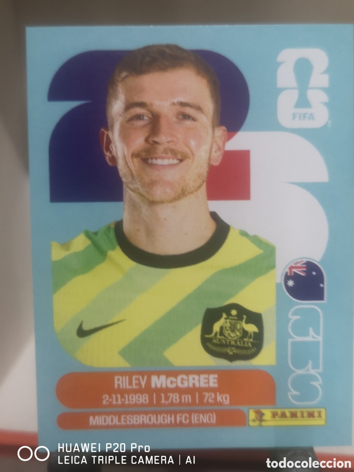 Cromos de F&uacute;tbol: FIFA WORLD CUP MUNDIAL 2026 RILEY McGREE - AUS 12