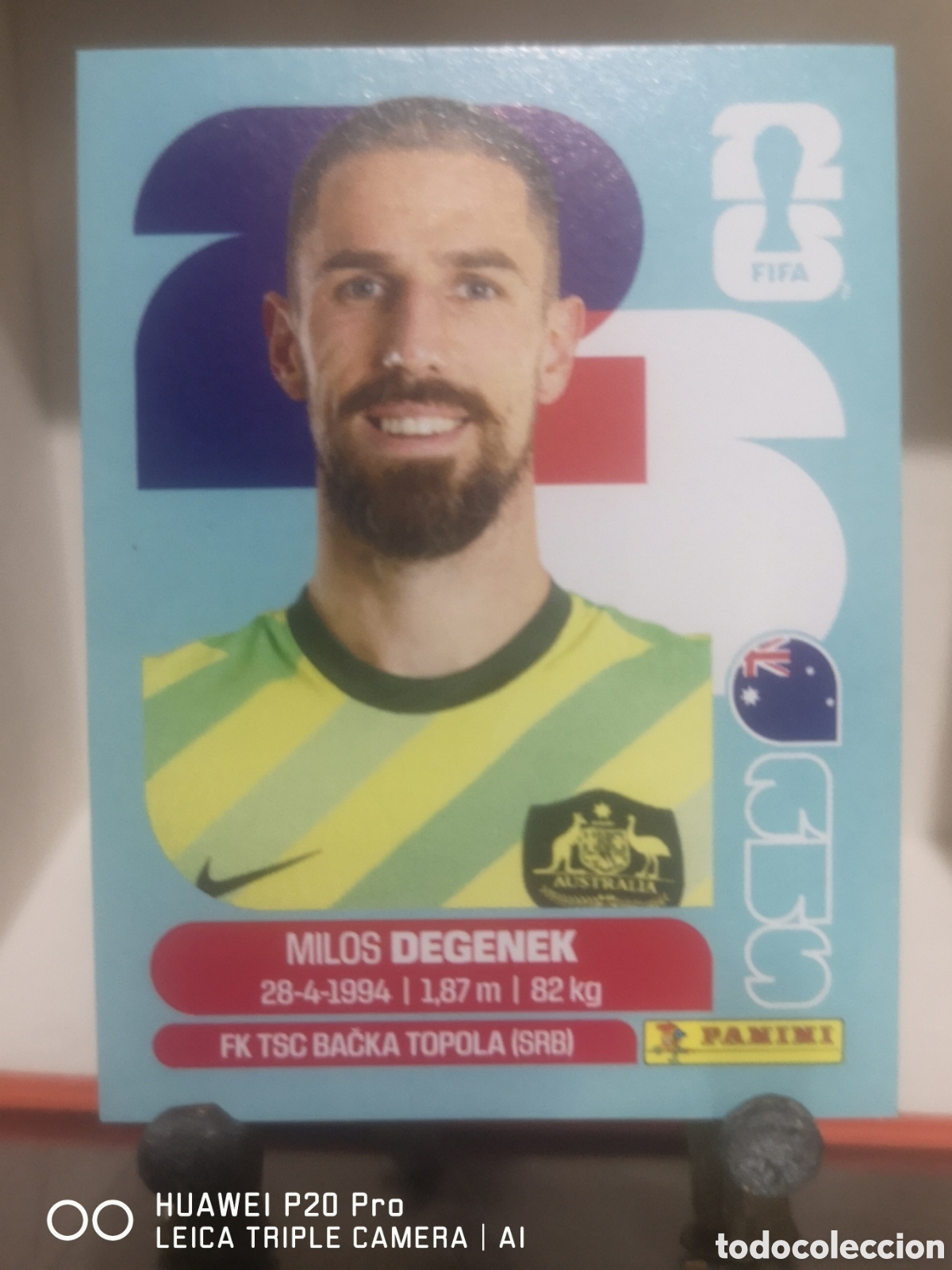 Cromos de F&uacute;tbol: FIFA WORLD CUP MUNDIAL 2026 MILOS DEGENEK - AUS 10