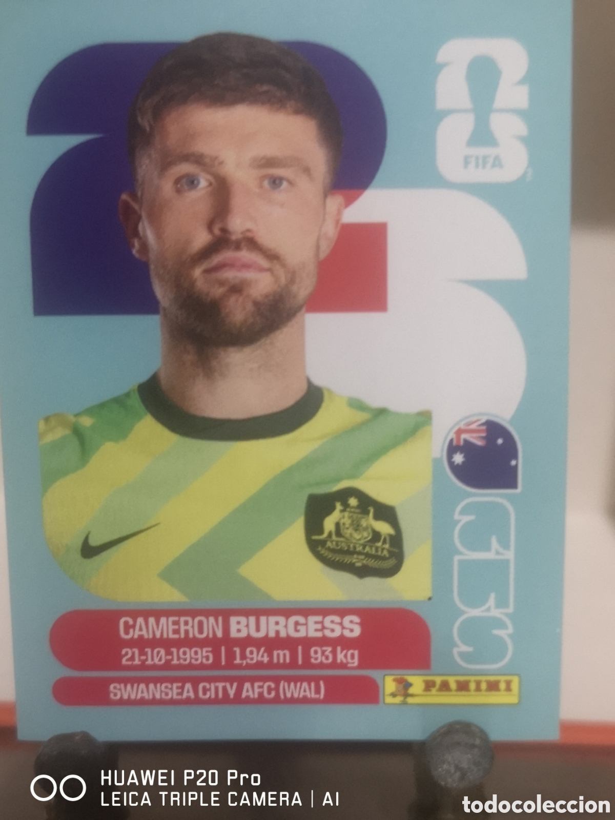 Cromos de F&uacute;tbol: FIFA WORLD CUP MUNDIAL 2026 CAMERON BURGESS - AUS 8