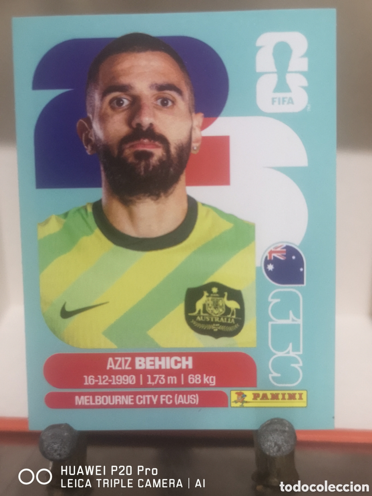 Football Stickers: FIFA WORLD CUP MUNDIAL 2026 AZIZ BEHICH - AUS 7