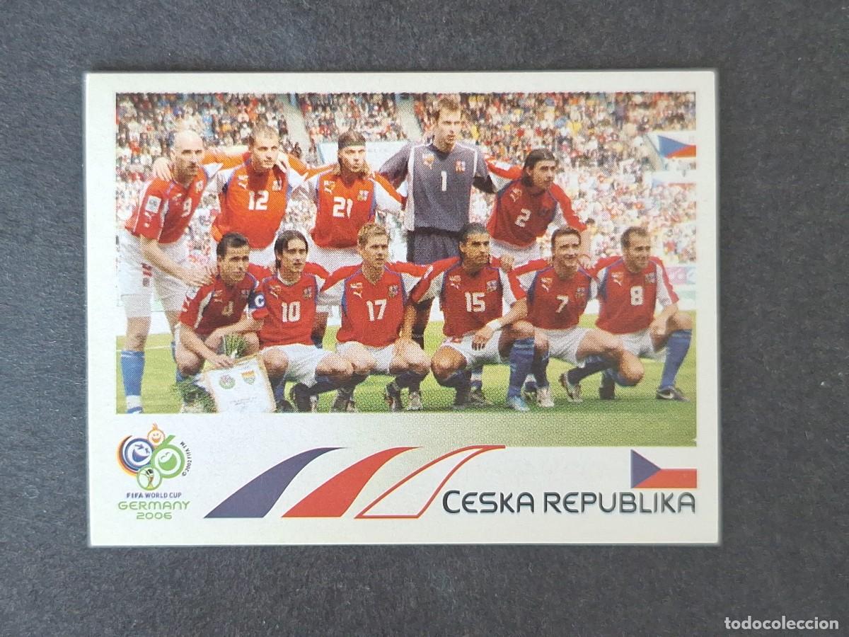 Cromos de F&uacute;tbol: L2 EQUIPO SELECCION REPUBLICA CHECA 359 PANINI MUNDIAL ALEMANIA 2006 NUNCA PEGADO SIN PEGAR