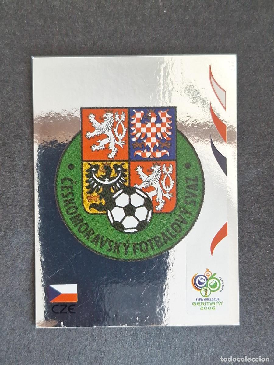Cromos de F&uacute;tbol: L2 ESCUDO SELECCION REPUBLICA CHECA 360 PANINI MUNDIAL ALEMANIA 2006 NUNCA PEGADO SIN PEGAR