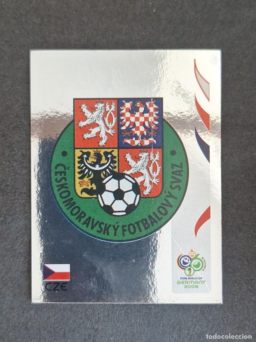 Cromos de F&uacute;tbol: L2 ESCUDO SELECCION REPUBLICA CHECA 360 PANINI MUNDIAL ALEMANIA 2006 NUNCA PEGADO SIN PEGAR