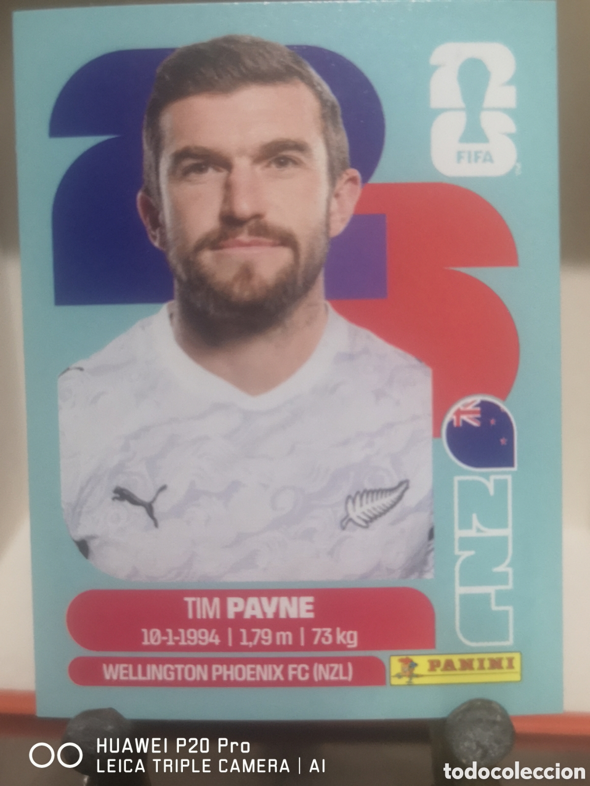 Cromos de F&uacute;tbol: FIFA WORLD CUP MUNDIAL 2026 TIM PAYNE - NZL 6