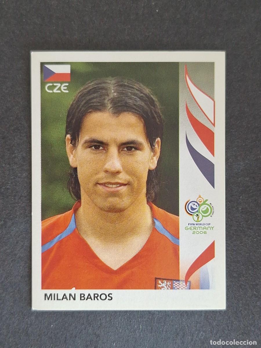 Cromos de F&uacute;tbol: L2 MILAN BAROS SELECCION REPUBLICA CHECA 374 PANINI MUNDIAL ALEMANIA 2006 NUNCA PEGADO SIN PEGAR