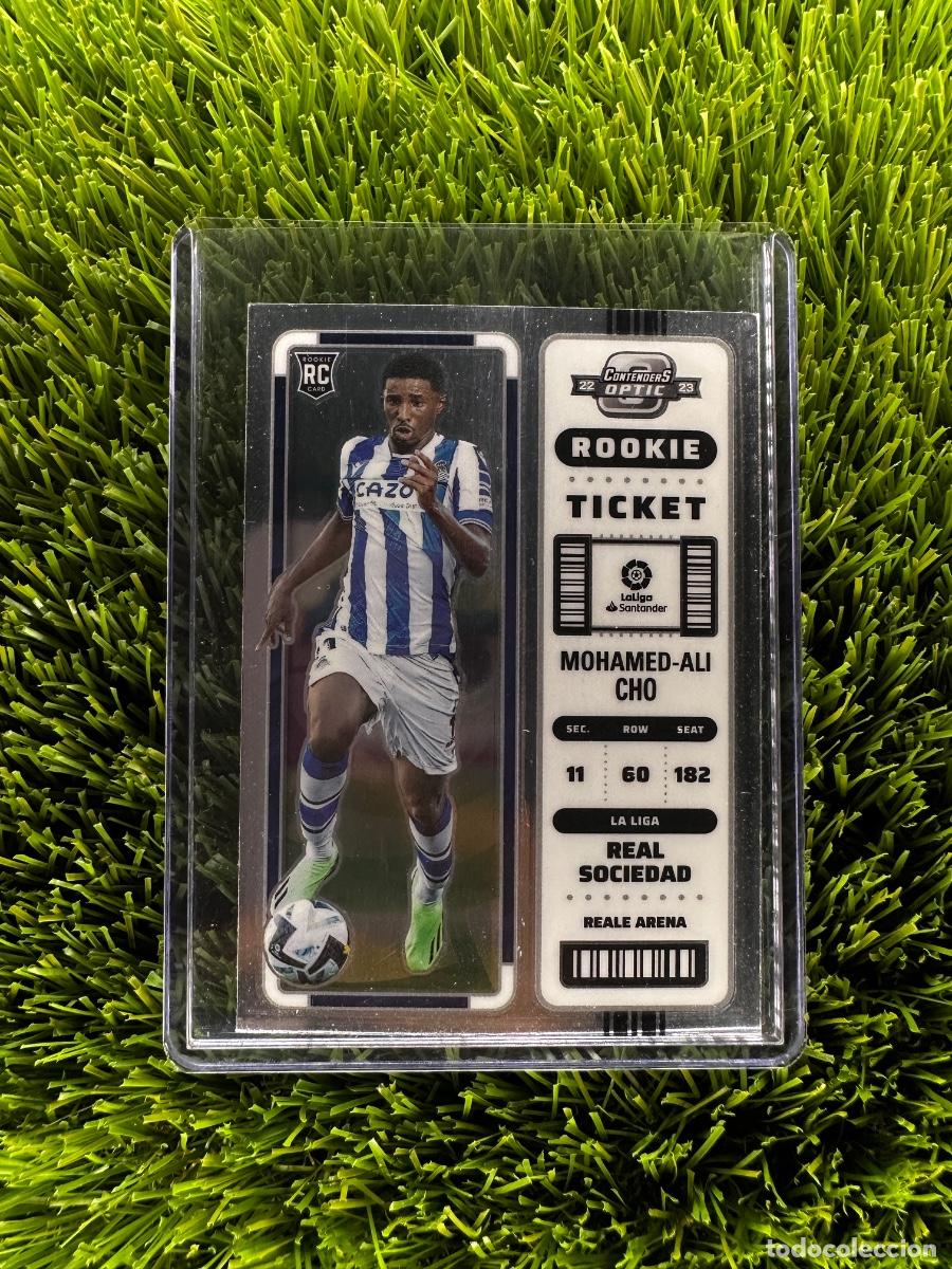 Cromos de F&uacute;tbol: N&ordm; 296 Mohamed-Ali Cho Contenders Optic Rookie Ticket Real Sociedad Panini Chronicles La Liga 22 23