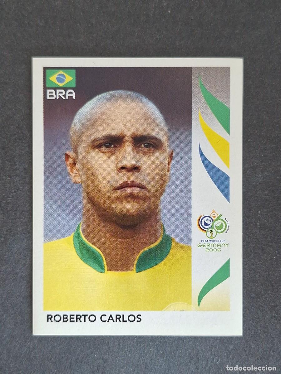 Cromos de F&uacute;tbol: L2 ROBERTO CARLOS SELECCION BRASIL 385 PANINI MUNDIAL ALEMANIA 2006 NUNCA PEGADO SIN PEGAR