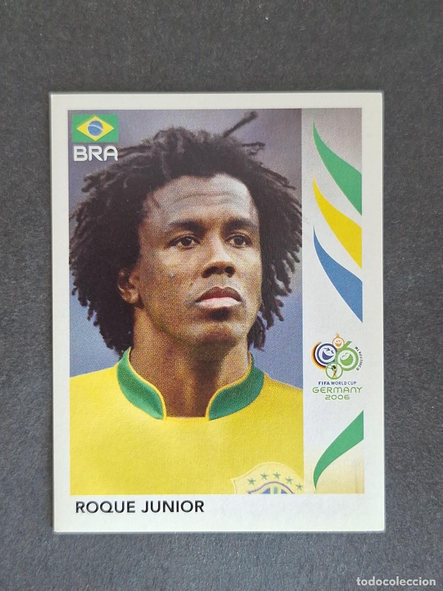 Cromos de F&uacute;tbol: L2 ROQUE JUNIOR SELECCION BRASIL 386 PANINI MUNDIAL ALEMANIA 2006 NUNCA PEGADO SIN PEGAR