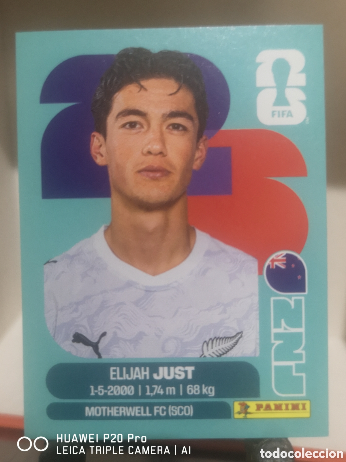 Cromos de F&uacute;tbol: FIFA WORLD CUP MUNDIAL 2026 ELIJAH JUST - NZL 18
