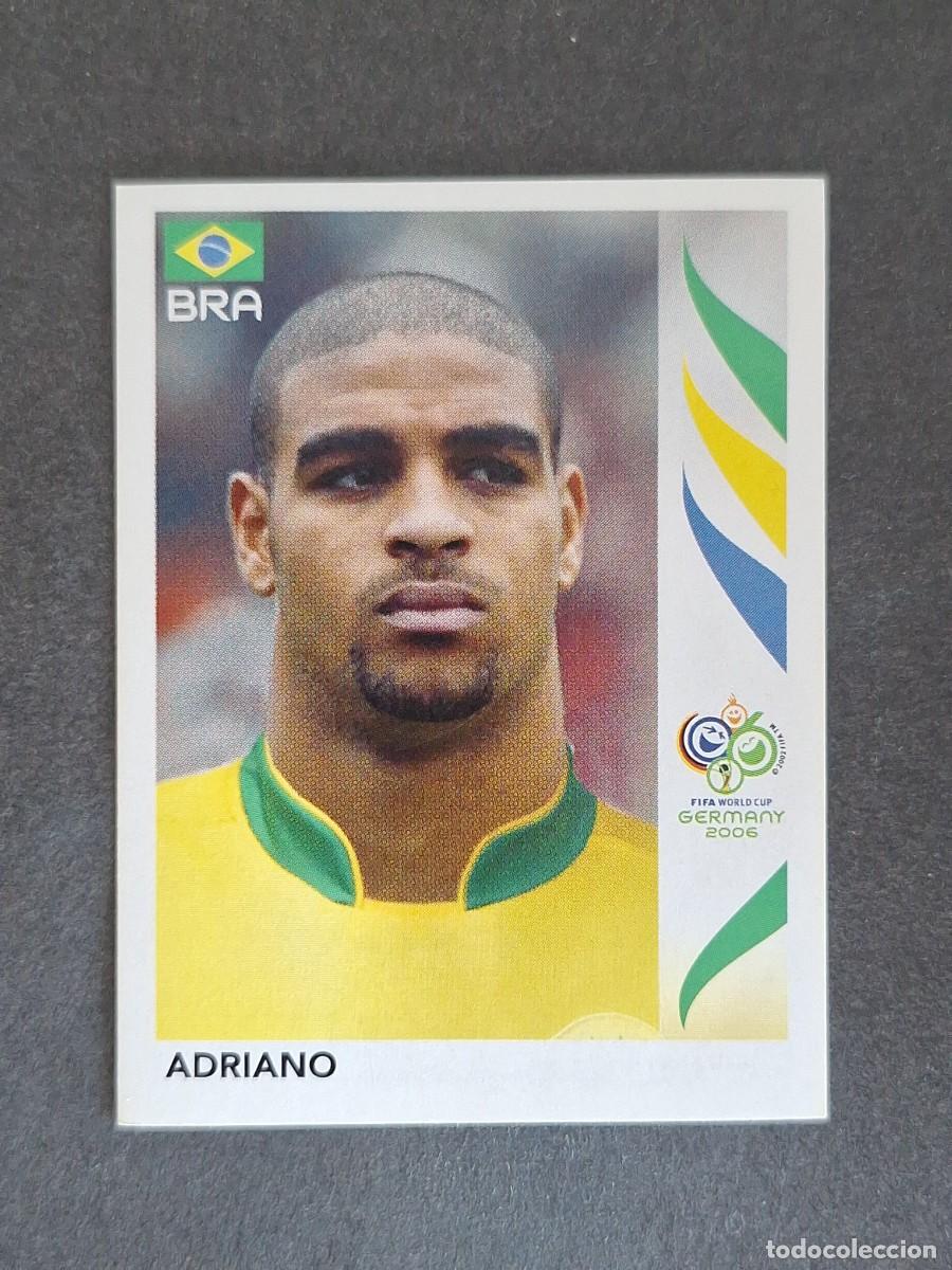 Cromos de F&uacute;tbol: L2 ADRIANO SELECCION BRASIL 394 PANINI MUNDIAL ALEMANIA 2006 NUNCA PEGADO SIN PEGAR