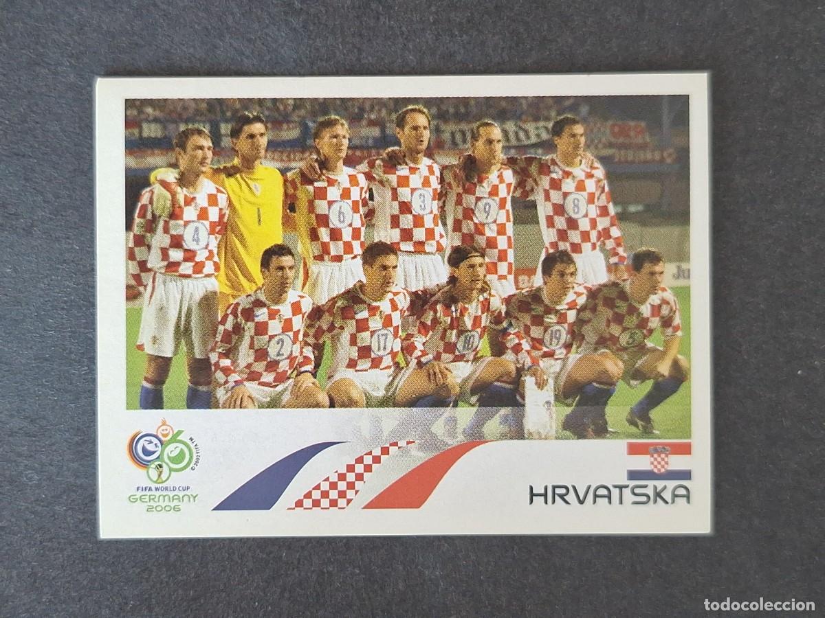 Cromos de F&uacute;tbol: L2 EQUIPO SELECCION CROACIA 397 PANINI MUNDIAL ALEMANIA 2006 NUNCA PEGADO SIN PEGAR