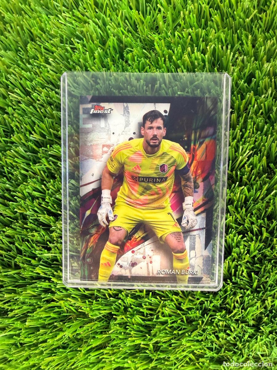 Cromos de F&uacute;tbol: N&ordm; 68 Roman Burki Common St Louis City SC Topps Finest MLS 23 24