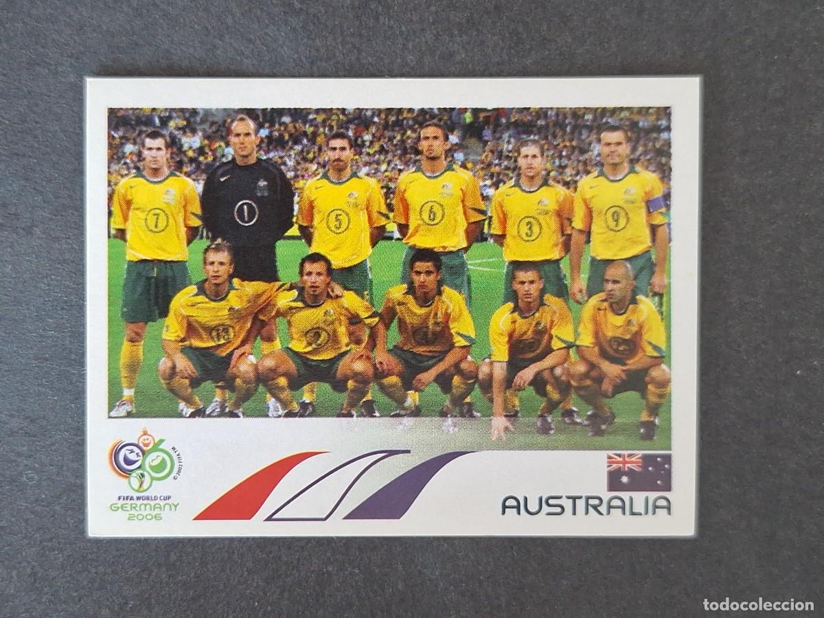 Cromos de F&uacute;tbol: L2 EQUIPO SELECCION AUSTRALIA 416 PANINI MUNDIAL ALEMANIA 2006 NUNCA PEGADO SIN PEGAR