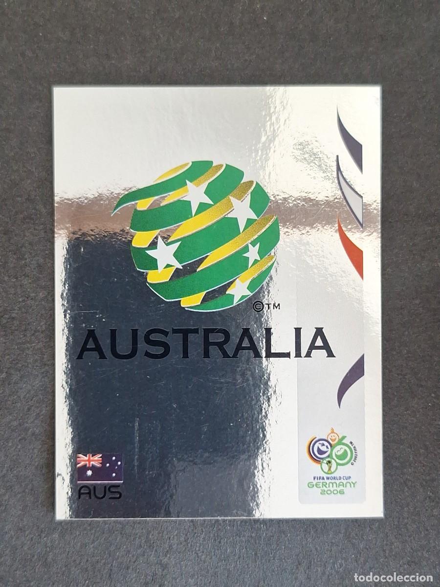 Cromos de F&uacute;tbol: L2 ESCUDO SELECCION AUSTRALIA 417 PANINI MUNDIAL ALEMANIA 2006 NUNCA PEGADO SIN PEGAR