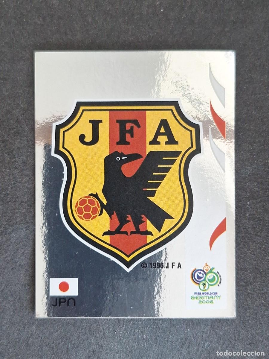 Cromos de F&uacute;tbol: L2 ESCUDO SELECCION JAPON 435 PANINI MUNDIAL ALEMANIA 2006 NUNCA PEGADO SIN PEGAR