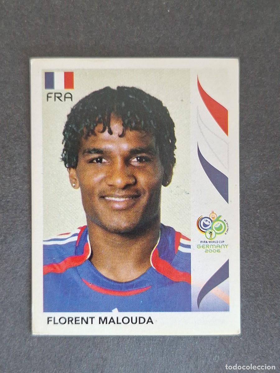 Cromos de F&uacute;tbol: L2 FLORENT MALOUDA SELECCION FRANCIA 465 PANINI MUNDIAL ALEMANIA 2006 NUNCA PEGADO SIN PEGAR