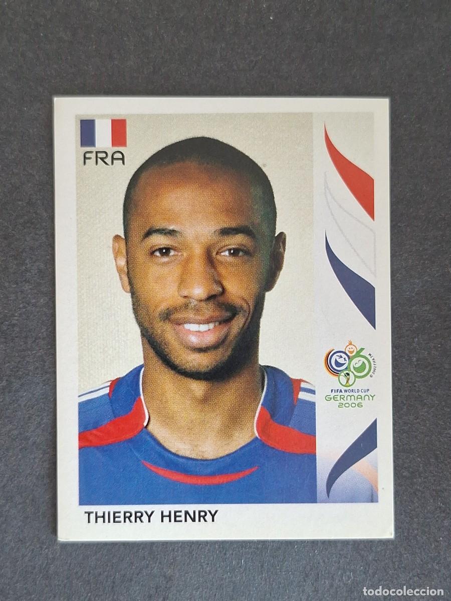 Cromos de F&uacute;tbol: L2 THIERRY HENRY SELECCION FRANCIA 469 PANINI MUNDIAL ALEMANIA 2006 NUNCA PEGADO SIN PEGAR